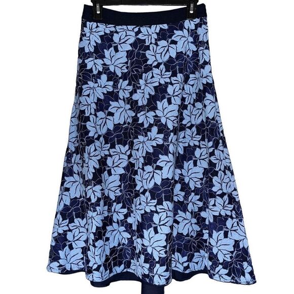 Draper James blue lace skirt 0 - Picture 1 of 7